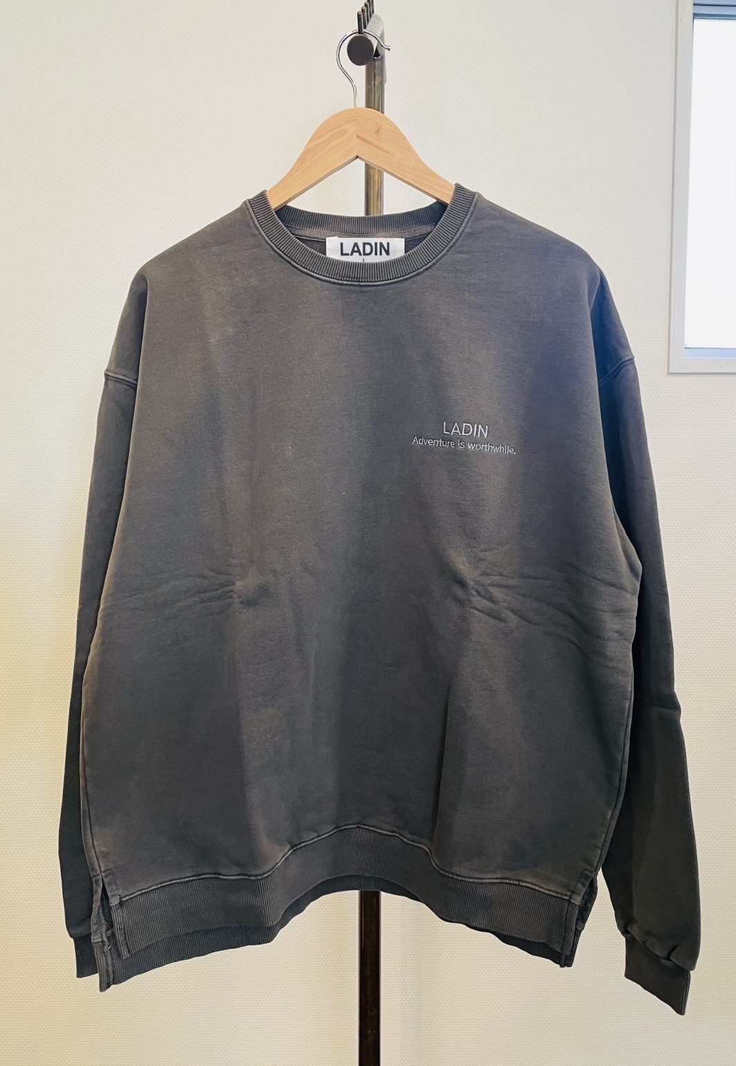 LADIN】LD-SW01/トレーナー/SM.BK/XL